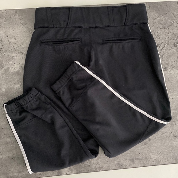 Champro Softball Pant Black with White Stripe Small - Picture 2 of 5